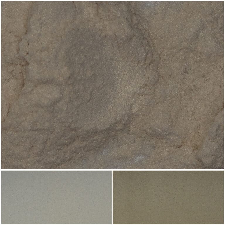 Elegant mosaic texture in pastel gold and muted tones for contemporary design inspiration.