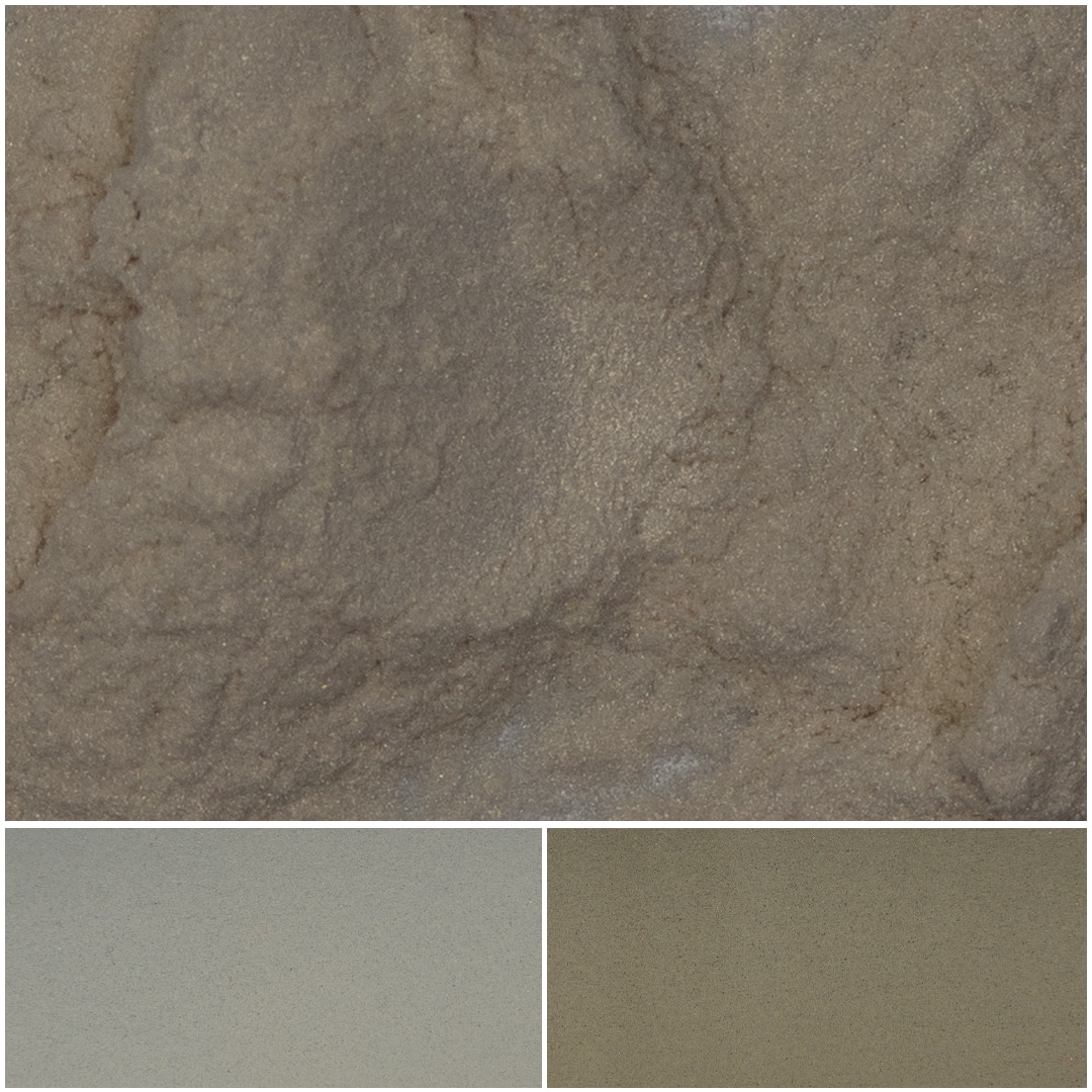 Elegant mosaic texture in pastel gold and muted tones for contemporary design inspiration.