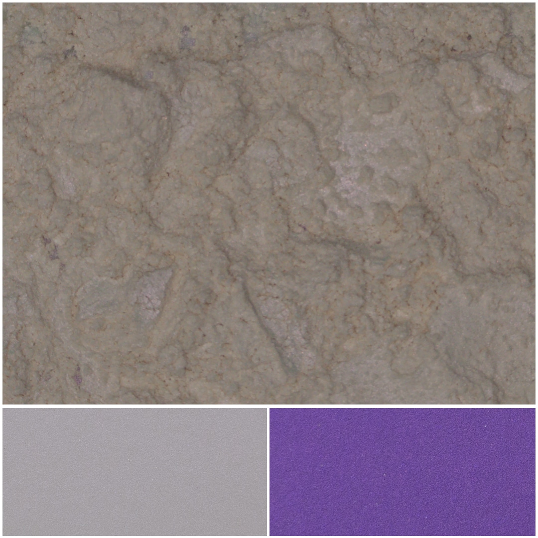 Optique Pearl Violet features stunning textures and rich color variations in gray and purple.