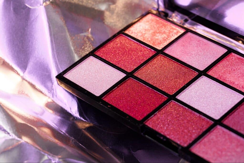 Bold pink eyeshadow palette for stunning makeup looks and vibrant styles.