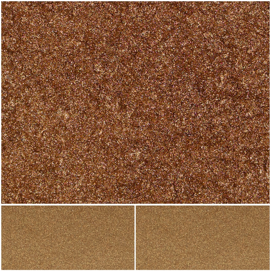 Rich bronze shimmer pigment ideal for makeup and crafts.