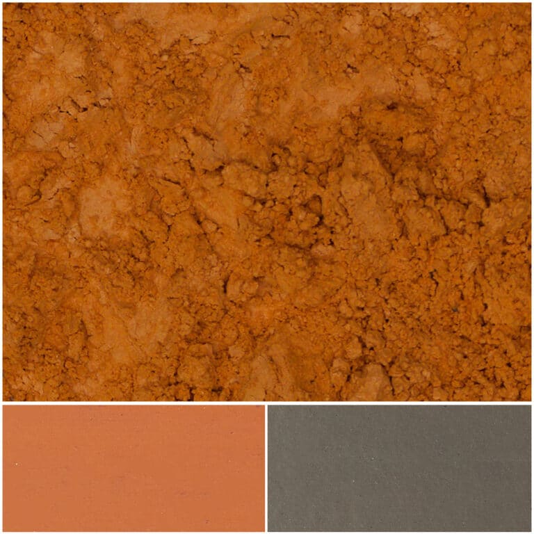 Vibrant orange powder adding warmth and character to your creative projects.