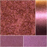 Fiesta Gemini ROY46 features luxurious pink shimmer eyeshadow for vibrant makeup looks.