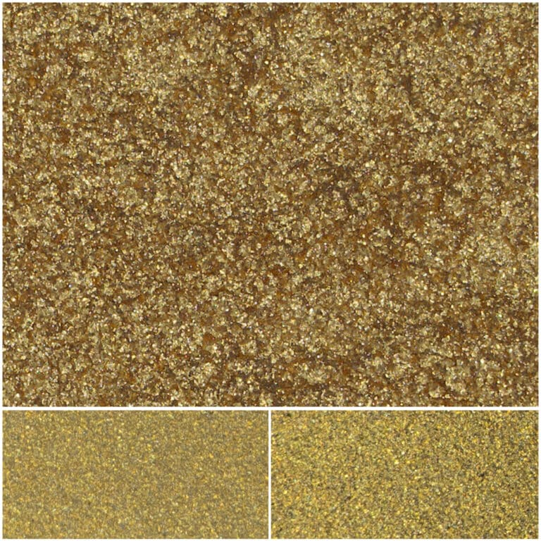 Shimmering gold glitter perfect for crafts, decorating, and celebrations.