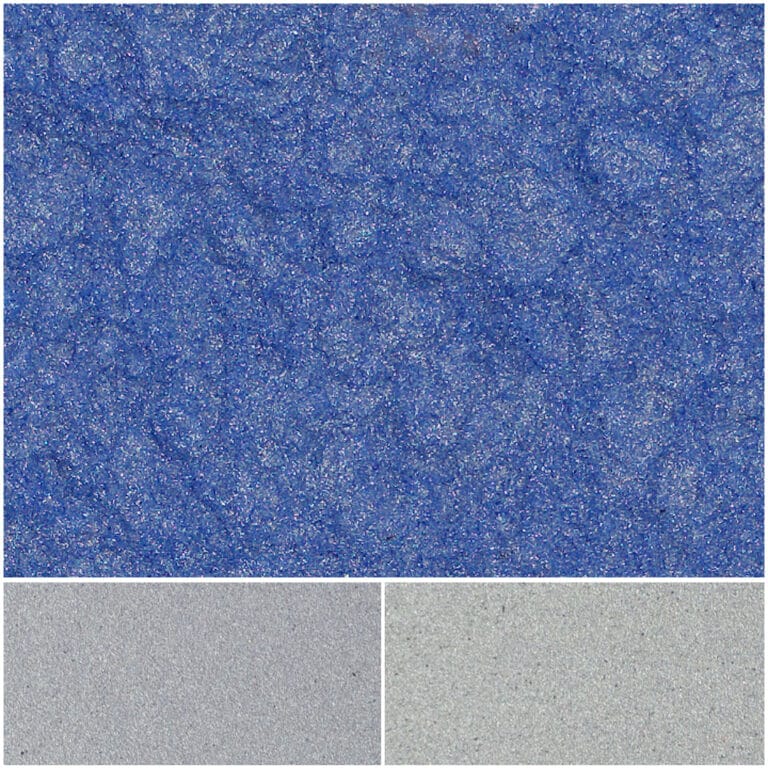 Vibrant blue Fiesta Hydrangea texture with light gray and dark gray variations.