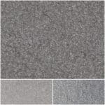 Fiesta Sparkle White stone surface with shimmering gray texture for modern designs.