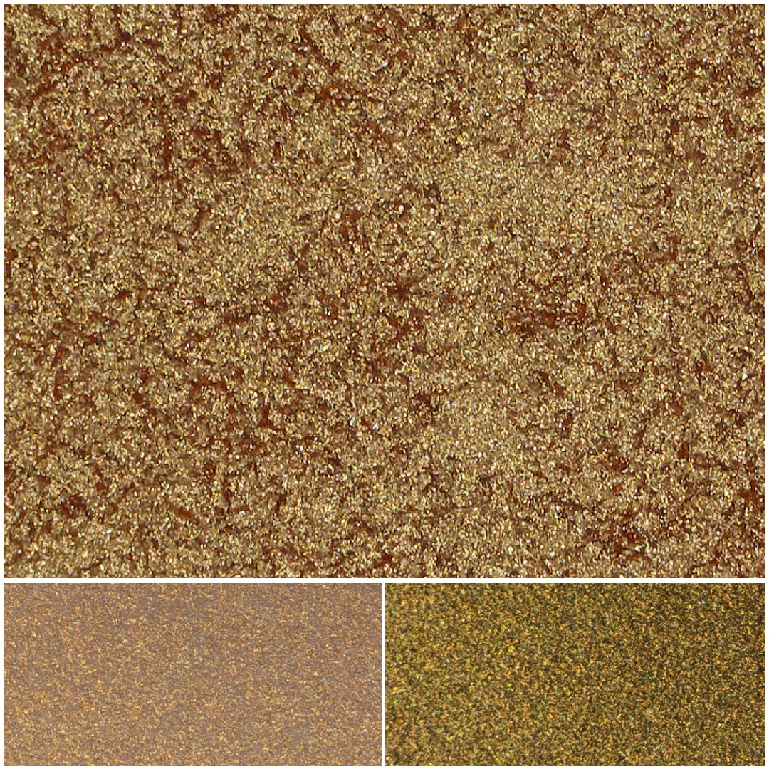 Shimmering copper glitter for crafts, decor, and artistic projects.