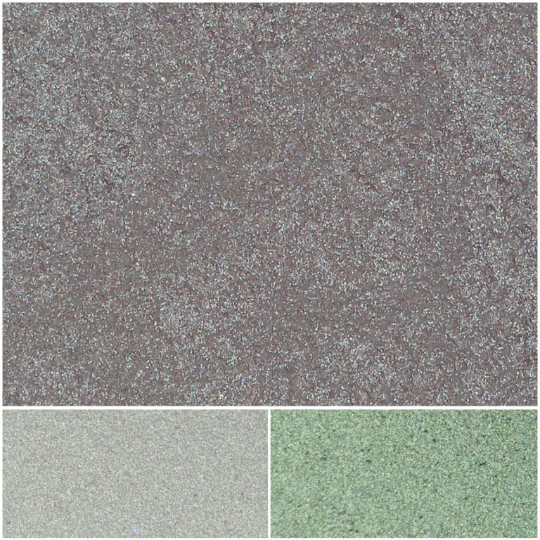Glamour Interference Green texture pattern with subtle shimmering details in three shades.