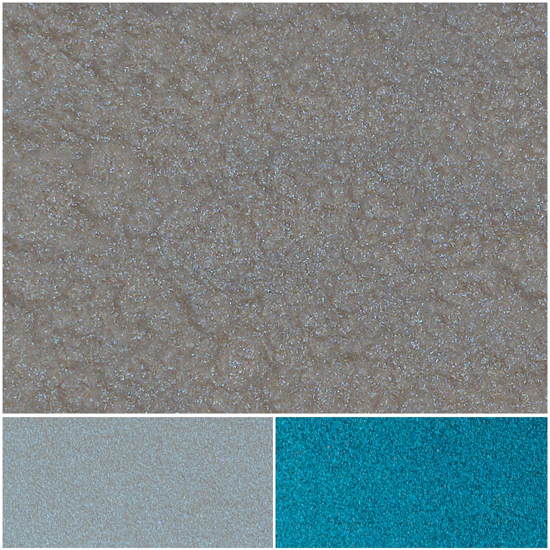 Glamour shimmer turquoise texture with sparkling effects for crafts and designs.