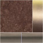 Brushed bronze texture featuring rich brown and pearl tones for elegant designs.