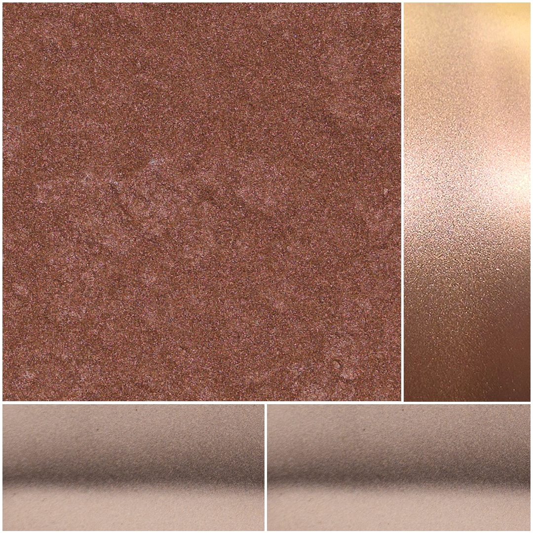 Elegant Magni Pearl Nude eyeshadow swatch showcasing stunning neutral shimmer and rich pigmentation.