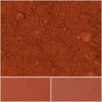 Vibrant SDI Matte Red Mica powder for artistic and design applications.