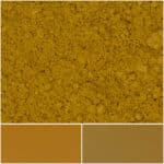 Matte yellow mica powder for vibrant pigment applications and creative projects.