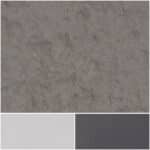 SanMica White features textured surfaces in varying shades of grey for versatile design applications.